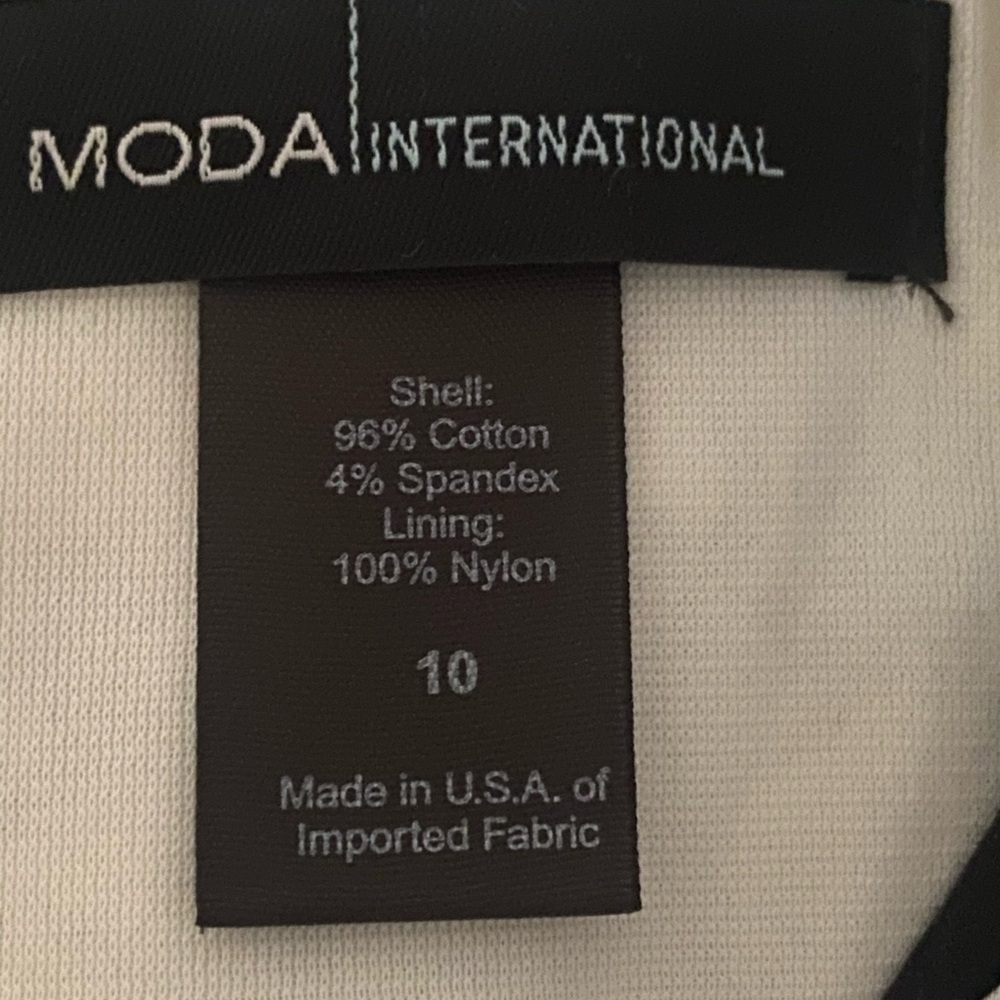 MODA International Size 10 Fitted Dress - Picture 15 of 16
